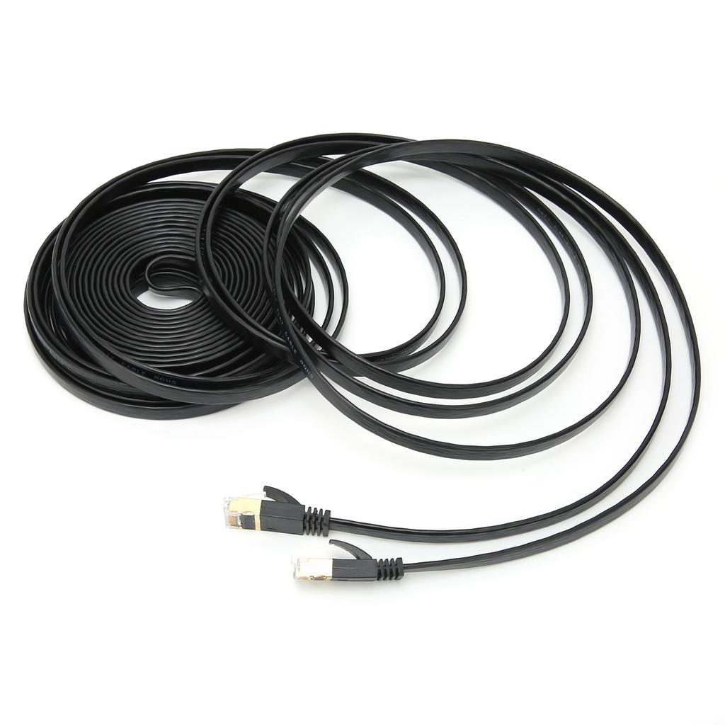 Сетевой кабель 10 Gigabit с двойным экранированием CAT7, 8-жильный витая пара, компьютерные аксессуары