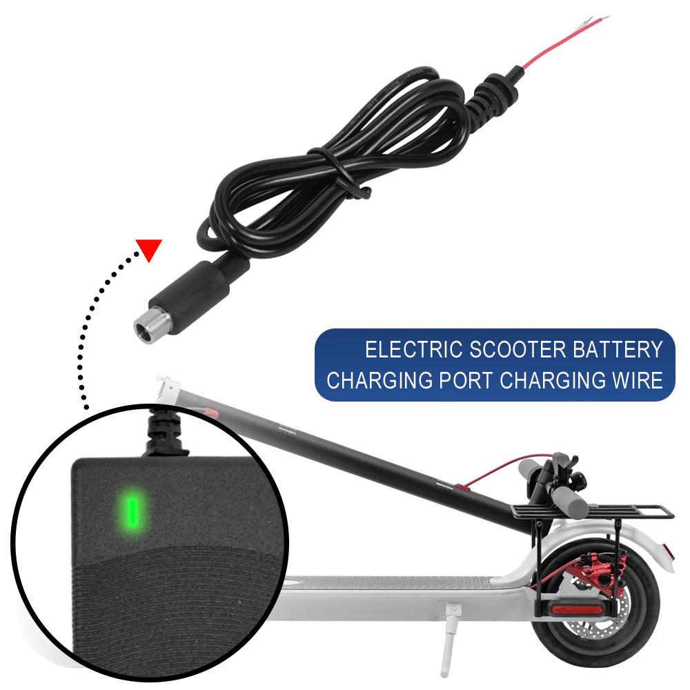 DC 8mm Electric Scooter Charging Cable 42V 2A Charger Output Line For Xiaomi M365 Pro KickScooter Charger Line Plug Accessories