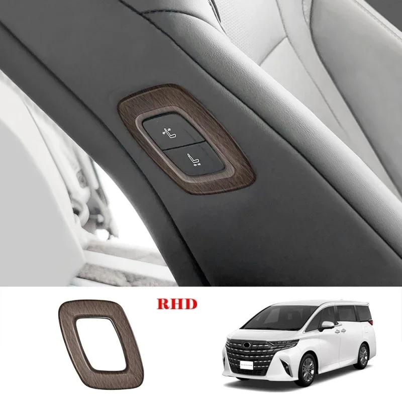 LHD RHD Для Toyota Alphard Vellfire 40 Серии 2024 ABS Дерево Аксессуары для салона Накладка на переключатель стеклоподъемника, селектор КПП, вентиляционное отверстие AC