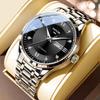 Watch Men's New Swiss Fully Automatic Non-mechanical Quartz Watch Student Business Luminous Calendar Steel Belt
