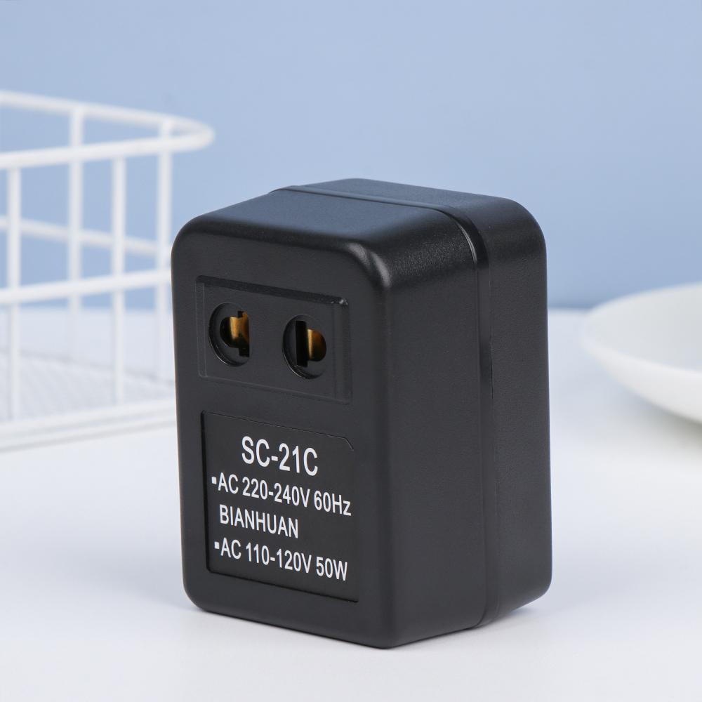 НОВЫЙ полезный дорожный адаптер трансформатора, преобразователь напряжения переменного тока США с 220 В до 110 В, 10 Вт