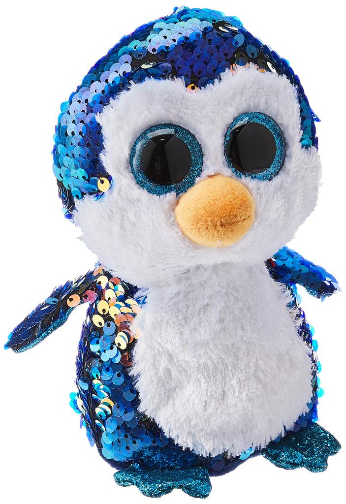 Meteor Apac Ty Flippables Peyton M size Width 11cm x Height 19cm x Depth 12cm (Penguin) Approx.