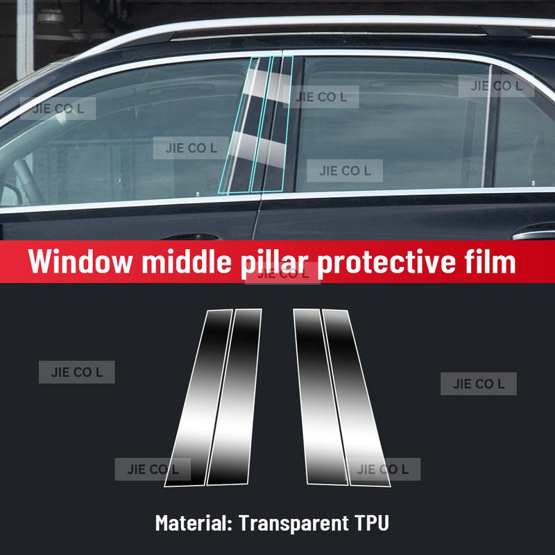 Transparent TPU For Mercedes Benz GLE 2024 Car Center Console Media Dashboard Navigation Anti-scratch Protector Interior Film