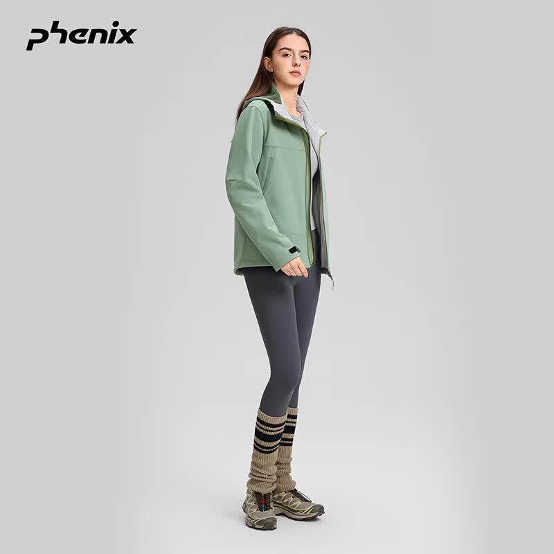 Унисекс ветрозащитная мягкая толстовка с капюшоном Phenix