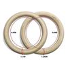 Wooden Gymnastic Rings Gym Training Ring Equipment For Body Strength Training