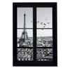 [M9128] - Trompe L'oeil Sticker 'View of the Eiffel Tower' (50x70 Cm)