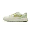 Li Ning Common 80s Comfortable Fashion Versatile Classic Durable Non-Slip Breathable Low-Top Skate Shoes Women Sneaker Off-White Green AGCV052-5
