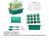 Yousheng Seeds Starter Tray Box 12 ячеек, горшок для рассады, многоразовый горшок с регулируемой вентиляцией и влажностью, посадочный горшок для прорастания рассады