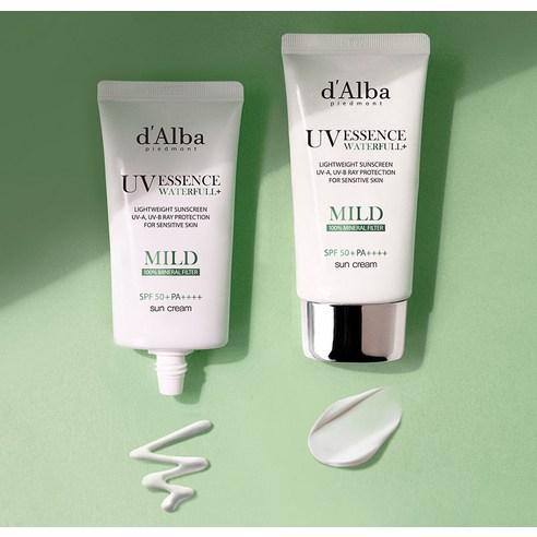 [d'Alba] Waterfull Mild Sun Cream SPF50+ PA++++ 50ml ×2