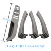 LHD Top Quality Interior Plastic Door Pull Handle with Cover Trim Full Set For BMW 3 Series E90 E91 316 318 320 325 328i