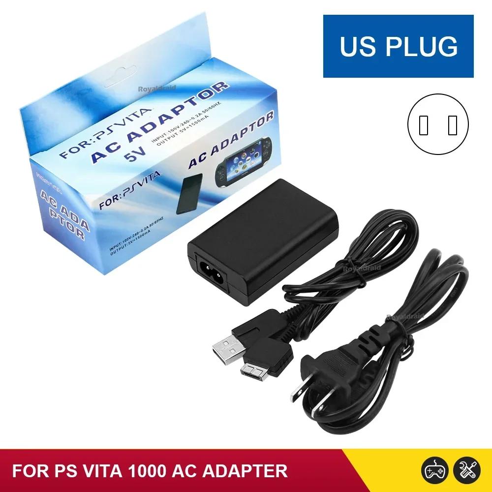 НОВЫЙ EU/US Plug Home Charger Power Supply 5V AC Adapter USB Charger Cable Cord для PlayStation Psvita Slim PS Vita 2000 PSV 2000