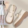 New Mary Jane Women'S Shoes Xia Yinglun Small Leather Shoes French Versatile Round Head Single Shoes Platform Shoes