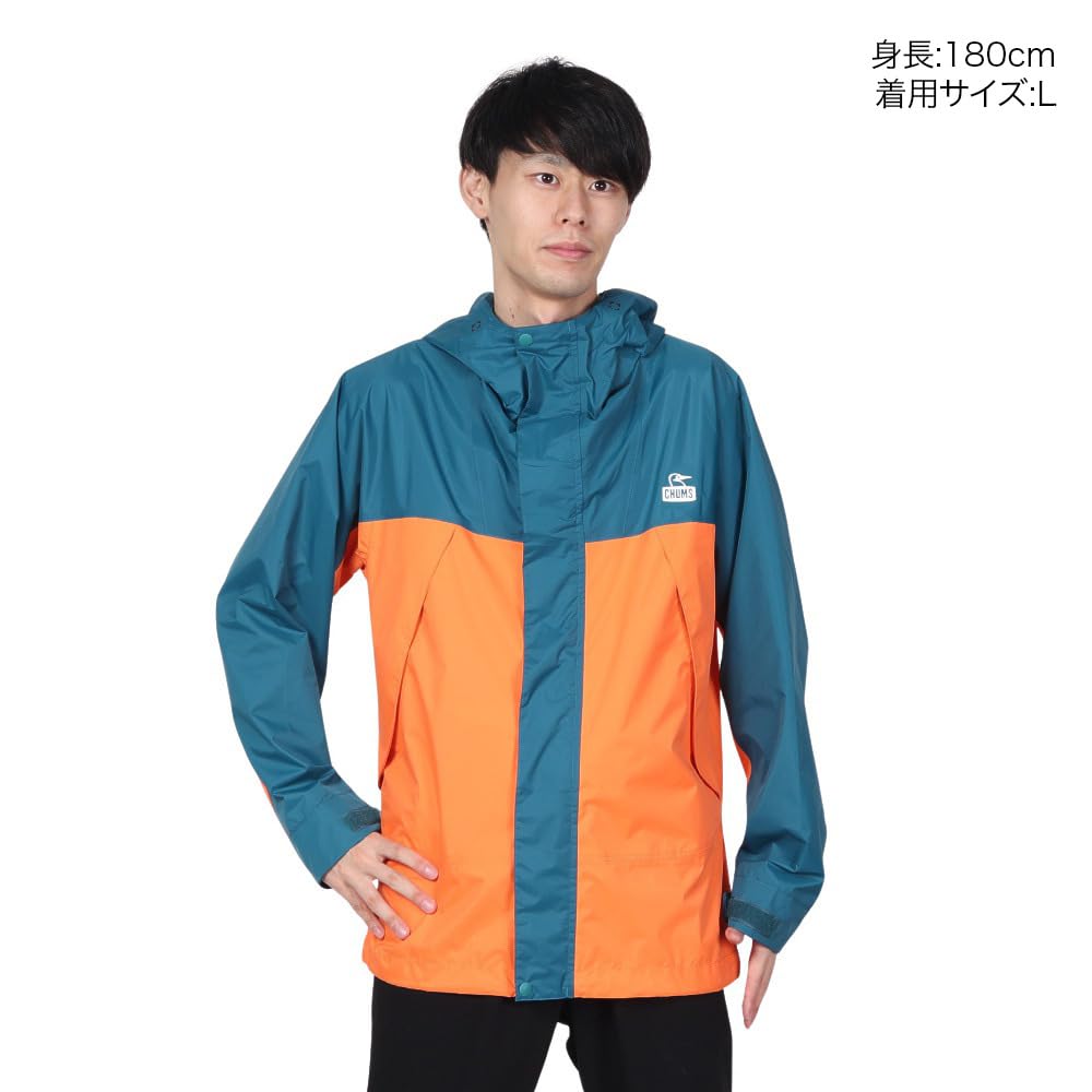 Куртка Rockville Jacket [Chums] Мужская, цвет сине-зеленый/оранжевый