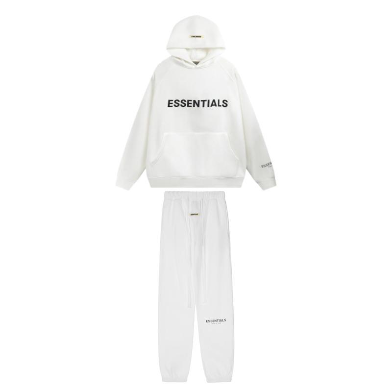 ESSENTIALS Унисекс Свободная Светоотражающая Толстовка с 3D-буквами