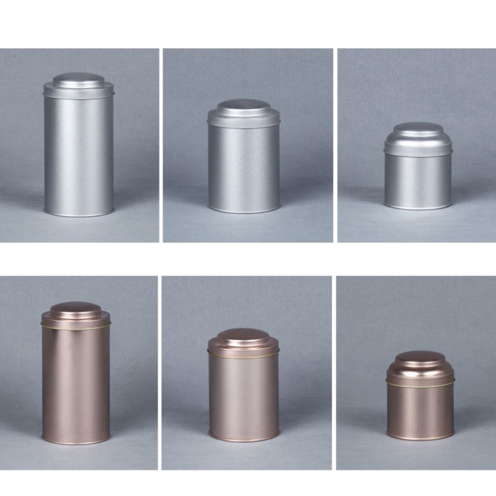 Sealed Double Lid Tea Can Portable Jar Creative Gift Tea Tin Containers Green Tea