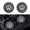 For Volkswagen VW Car Waterproof Pads Water Cup Slot Anti-Skid Pads Auto Parts For Volkswagen GTI R-Line R Polo Golf T5 Passat M