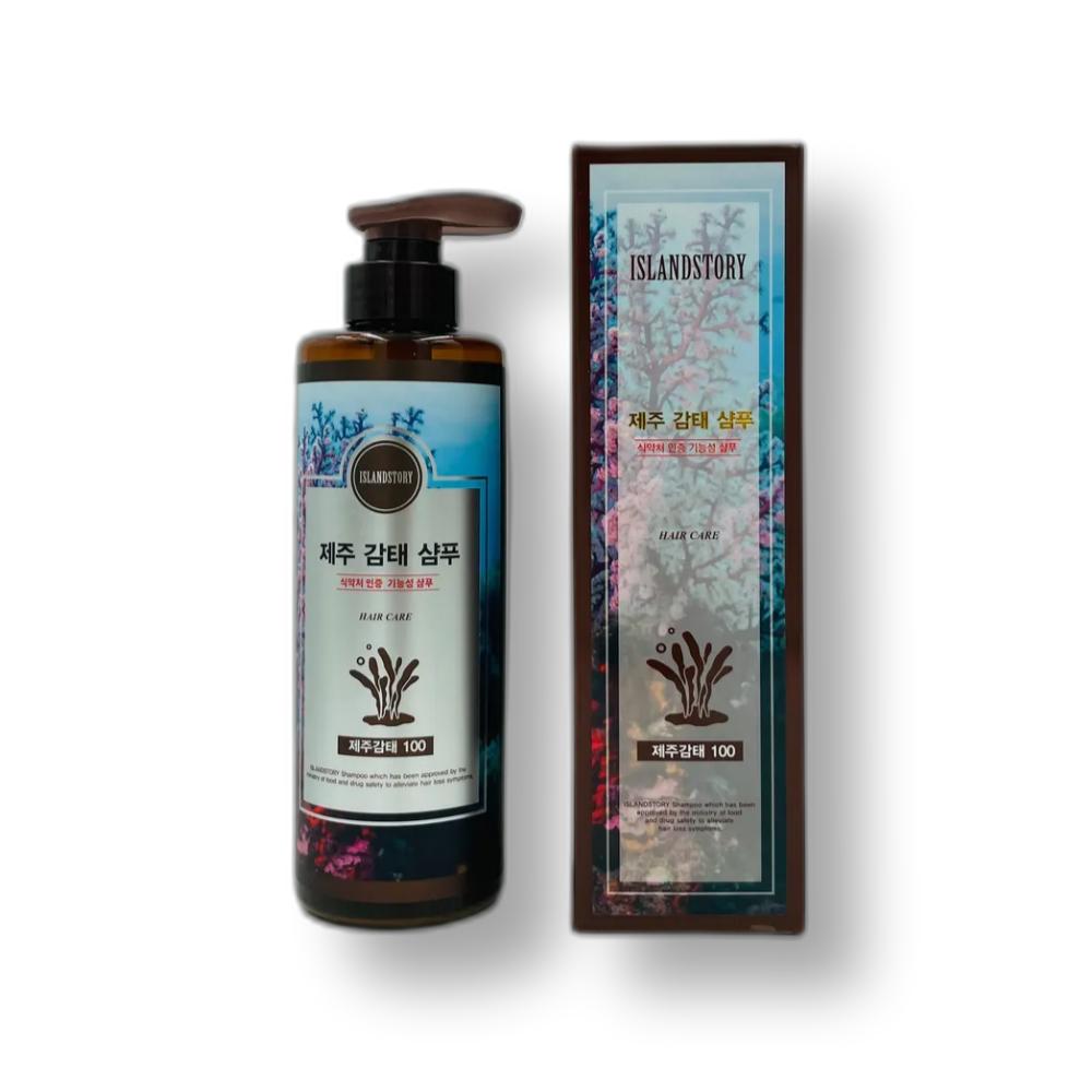 Jeju Gamtae Shampoo 500ml, Hair Loss Symptom Relief, Vegetable Natural Shampoo, Scalp Effect, 1 Pc.