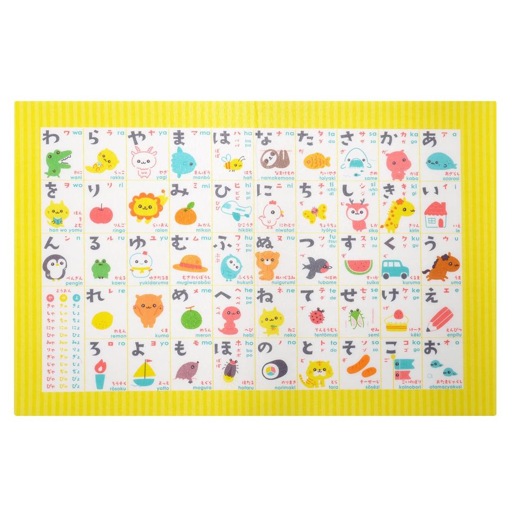 Плакат для ванной KOKUBO Hiragana для обучения ванной комнате Сделано в Японии 3975