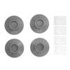 4Pcs Vacuum Suction Cup Design Washing Machine Feet Pad Non Slip Anti Vibration Noise Reduction Pad