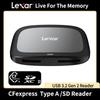 Оригинальный считыватель карт Lexar Professional CFexpress Type A/UHS-II SD, 2 в 1, со считывателем USB 3.2 Gen 2, интерфейс Type C