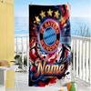 Bayern Munich Fan Gear Customize Text Beach Towel Quick-Dry Soft Microfiber