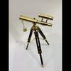 Telescope W/ Wooden Tripod Stand Nautical Vintage Antique Decorative Gift