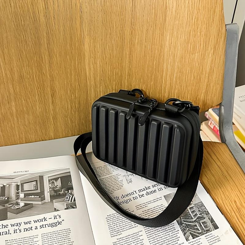 Модная сумка-бокс, мини-сумка через плечо, квадратная сумка через плечо с регулируемым ремешком, идеально подходит для мобильного телефона, внешнего аккумулятора и предметов первой необходимости для повседневного использования