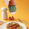 Солонка и перечница Дизайн в форме кактуса Бутылка-дозатор для соли и перца Герметичные емкости для приправ Контейнер для кухни