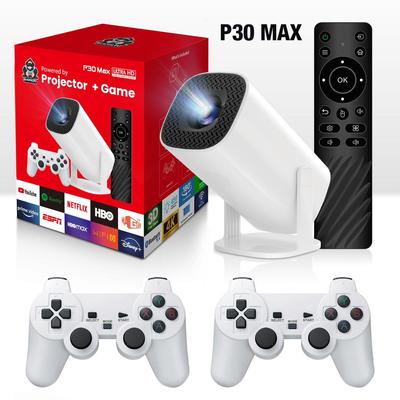 P30MAX 4K Android Игровая консоль-проектор с чипом Allwinner H713