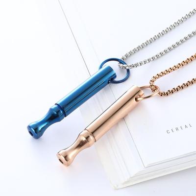 Свисток Осознанное Дыхание Ожерелье Подвески для Йоги и Медитации Женщина Леди Девушка