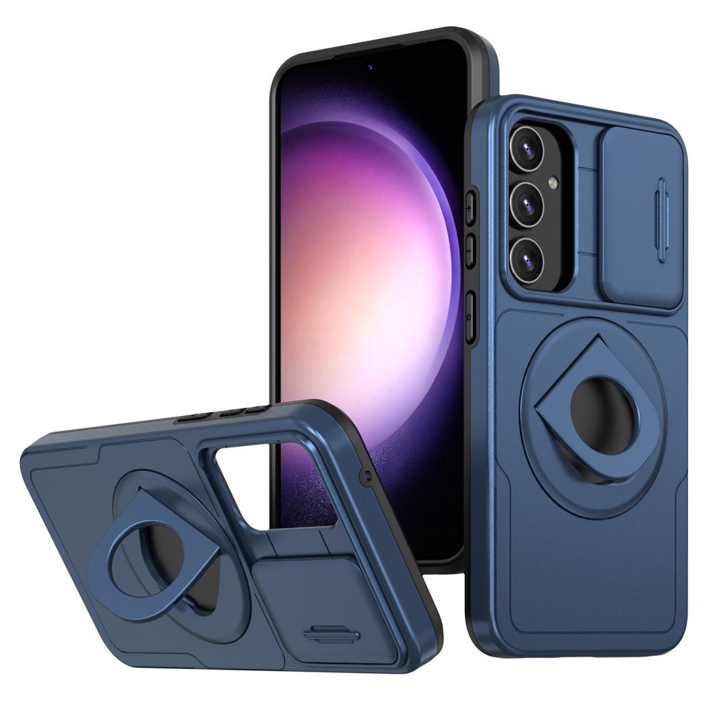 Для Samsung Galaxy S23 FE Чехол PC+TPU+Магнит N52 Защитный чехол для телефона Совместим с MagSafe