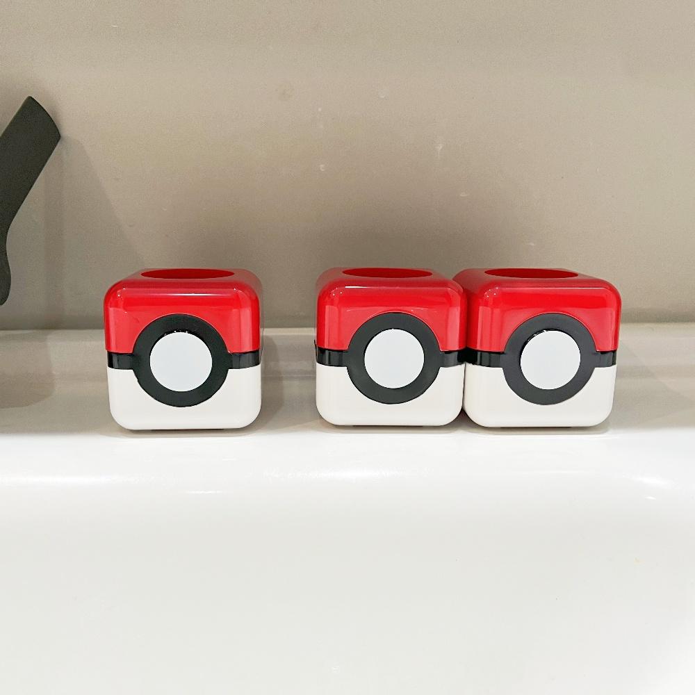 Аниме Фигурка Покемон Держатель для зубных щеток Пикачу Ванная комната Зубная паста Зубная щетка Настенная полка Домашний декор