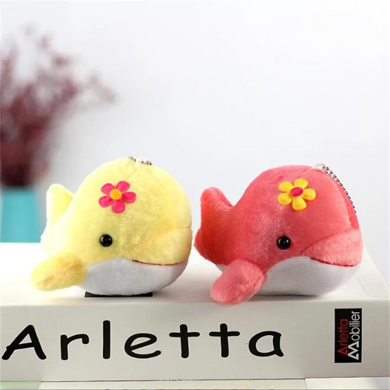 12 см приблизительно многоцветный опционально 8 цветов дельфин плюшевая игрушка кукла кит маленькая мини-кукла животное подарок маленькая подвеска