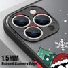 Чехол для телефона Merry Christmas Tree Snowman Print для iPhone 16 15 Pro Max 14 13 Pro 12 11 8 7 для MagSafe Magnetic Shockproof Soft Edge Clear Matte Cover