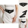 Womens Leather Waist Belt With Heart Shaped Buckle For Vintage Fashion And Waist Cinching