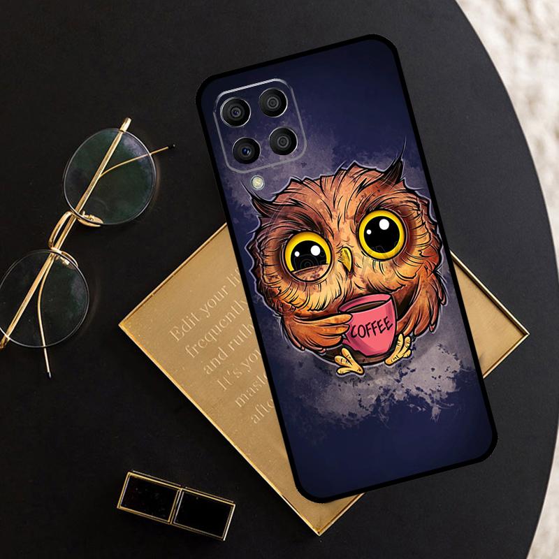 Cute Cartoon Owl For Samsung Galaxy M16 M06 M12 M13 M14 M15 M35 M55 M34 M54 M33 M53 M21 M31 M11 M32 M52 Case
