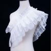 Ladies' Puffy Net Scarf Fake Collar Cosplay Accessory Makeup Ball Program Host Costume Prop