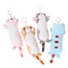 Lovely Long Cat Plush Doll Toys Soft Stuffed Animal Keychain Backpack Pendant For Kids Girls Birthday Gifts