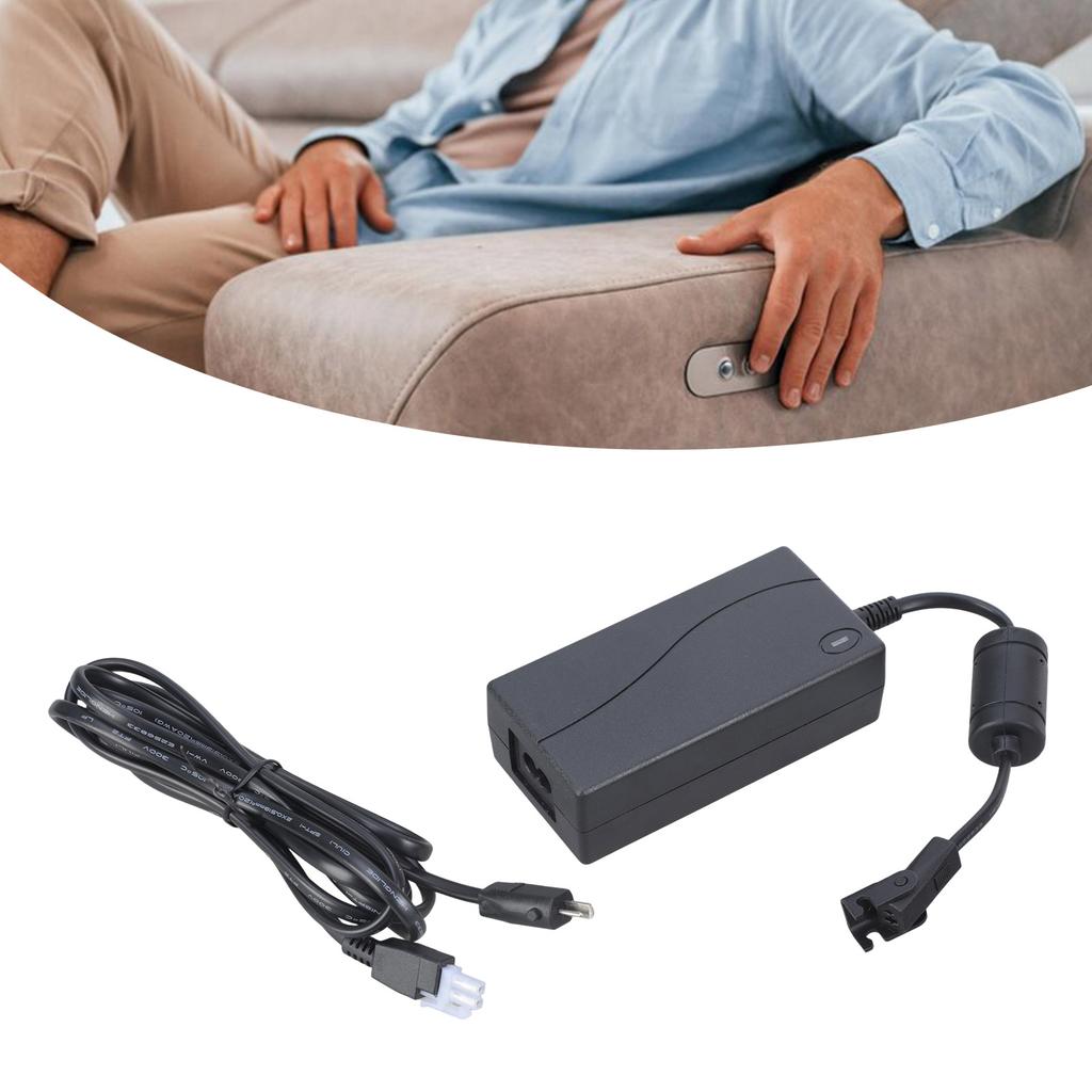 Высокоэффективный блок питания Компактный дорожный адаптер Адаптер с автоматической стабилизацией напряжения для моторизованных кресел-реклайнеров