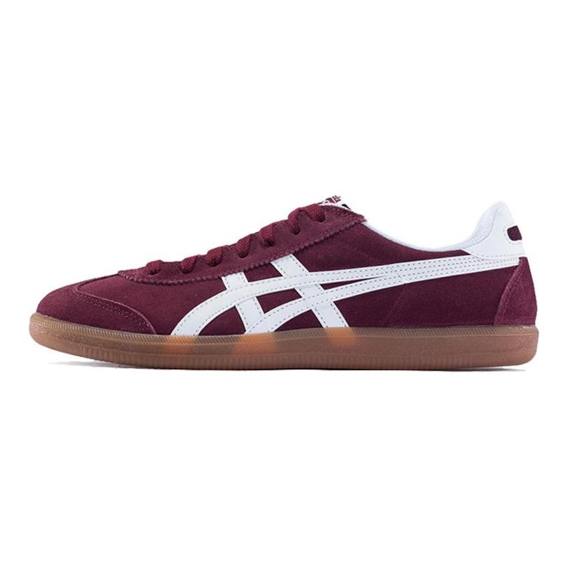 ONITSUKA TIGER Tokuten Повседневные Устойчивые к истиранию Баланс Низкие Кеды для скейтбординга Унисекс Бордовый D3B2L-2901