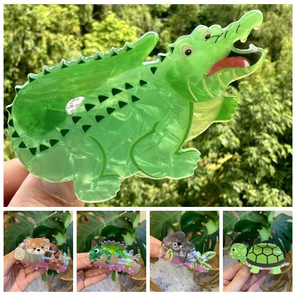 Non-Slip Hair Claw Acrylic Updo Shark Clamp Cute Back Head Hair Holder Daily