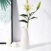 1Pc Modern Flower Vase White Plastic Basket Nordic Home Living Room Decoration Ornament Flower Arrangement