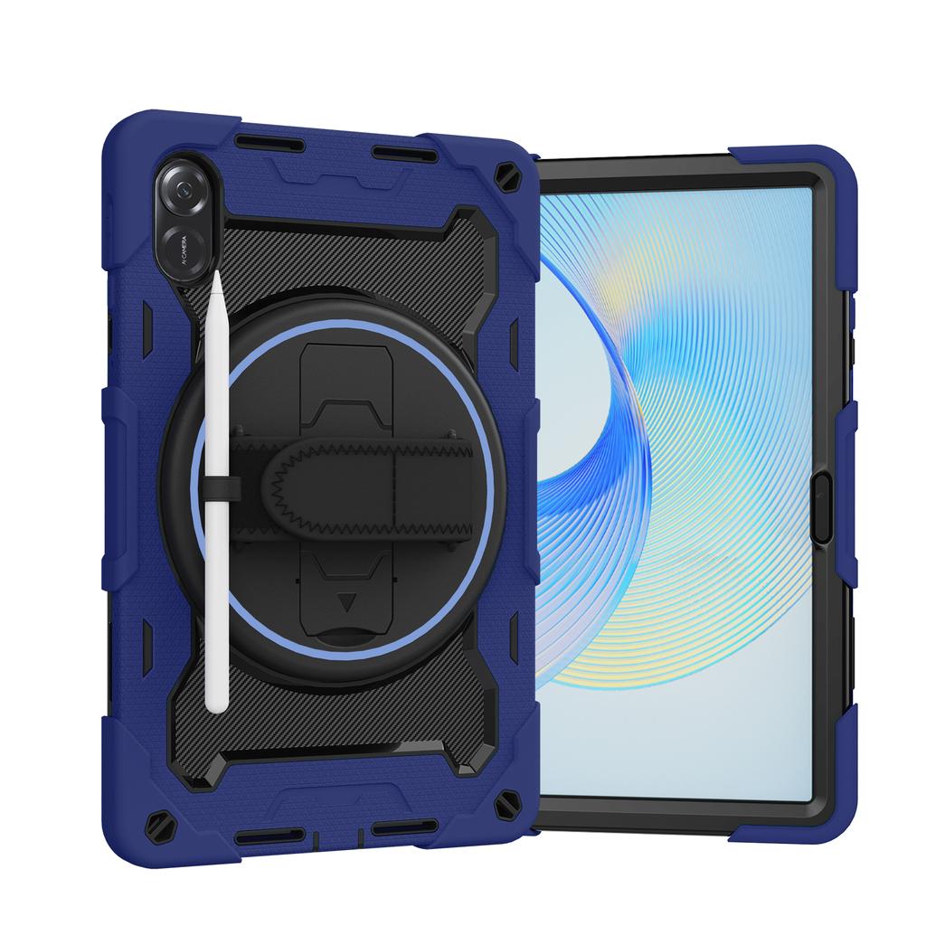 Rugged Case Universal for Huawei Honor Pad X9 X8 Pro 2023 11.5 Inch Armor Stand Cover with 360 Rotatable Hand Strap Shockproof