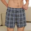 Мужские хлопковые шорты-боксеры с высокой талией, большого размера, свободный крой, летний стиль