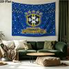 Custom Name Brazil national football team Printed Tapestry – Wall Hanging for Bedrooms, Dorms, and Home Decor