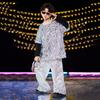 Kids Hip Hop Dance Outfit With Sequins Sparkle Jacket Street Performance Costume Boys Girls
