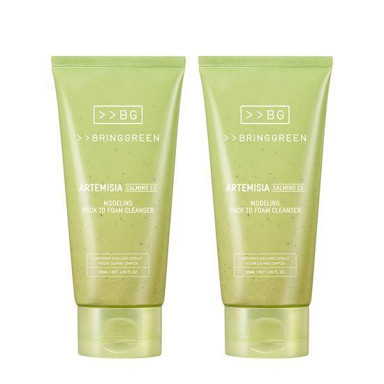 BRING GREEN Sagebrush Calming EX Modeling Pack To Foam Cleanser 120mL Double Promotion