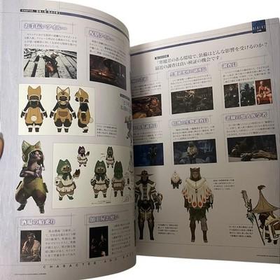 Monster Hunter World ICEBORNE Официальный артбук с дизайнами 480 страниц Япония