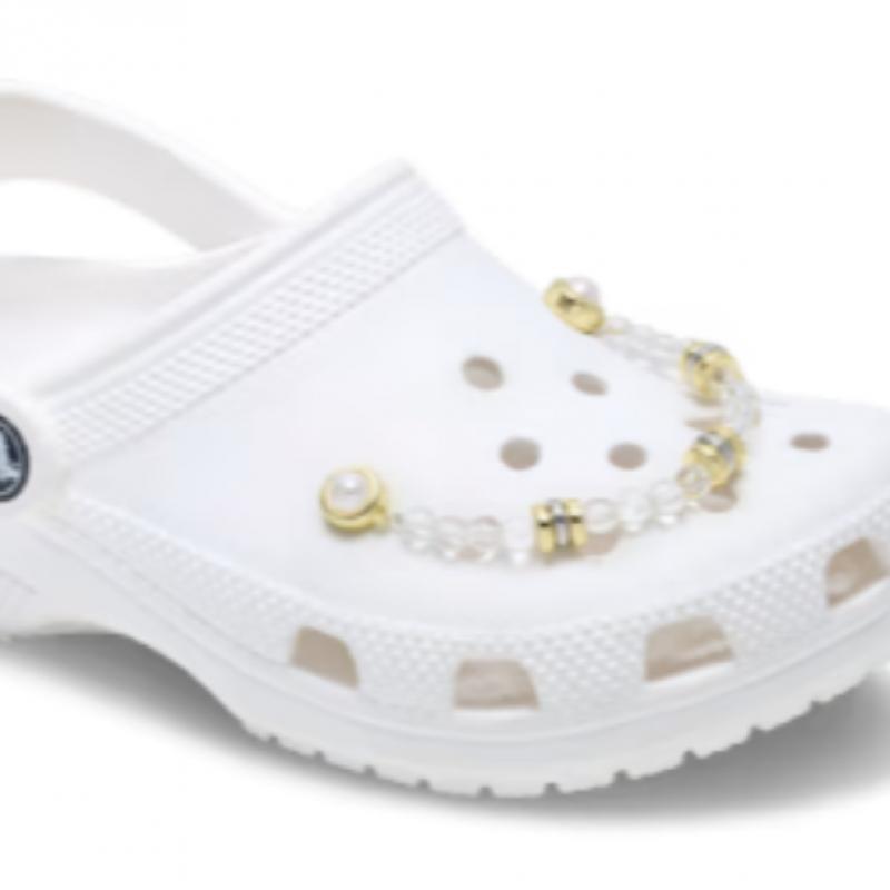 Crocs Золотая Прозрачная Бусины Цепочка Jibbitz Набор 10017450