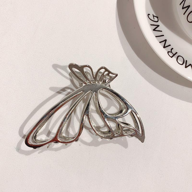 Модная металлическая заколка для волос с геометрическим рисунком, бабочка, винтажная элегантная заколка для волос, зажим для волос для девочек, головные уборы, женские аксессуары для волос